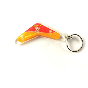 Australia Koala Boomerang Acrylic Keychain